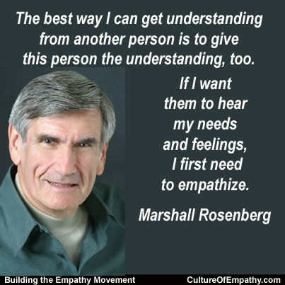 Culture Of Empathy Builder: Marshall Rosenberg Quotes